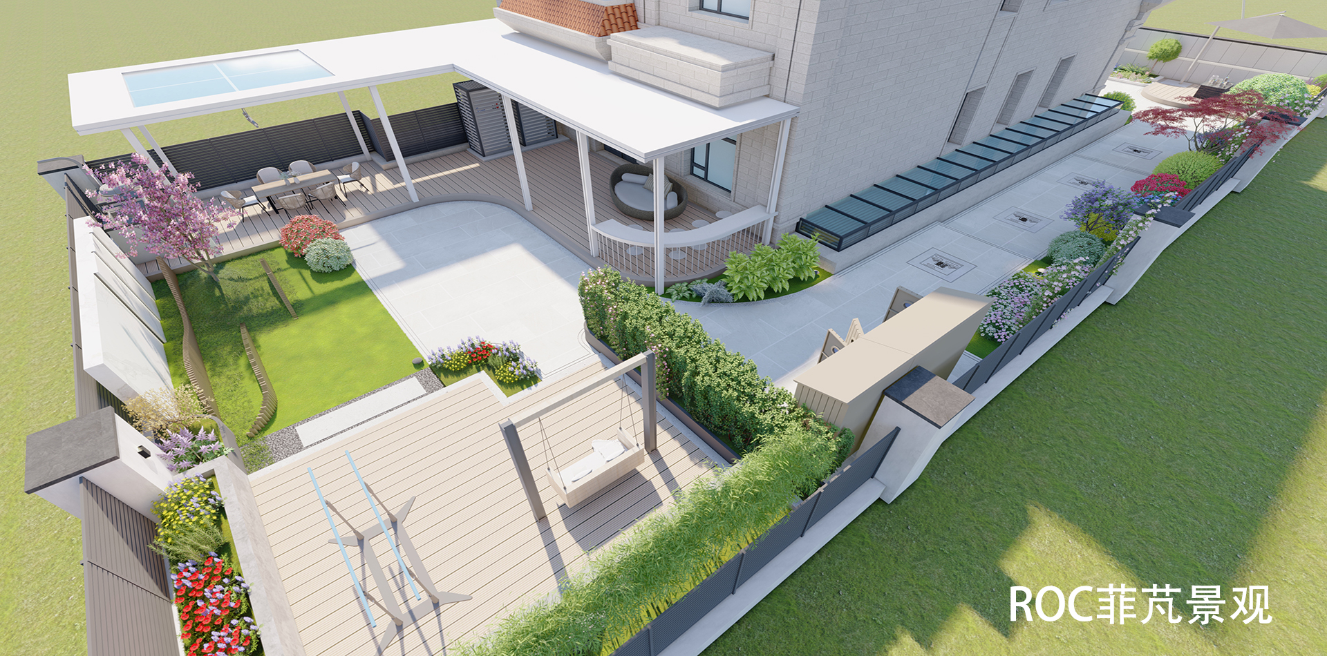 山东别墅庭院设计